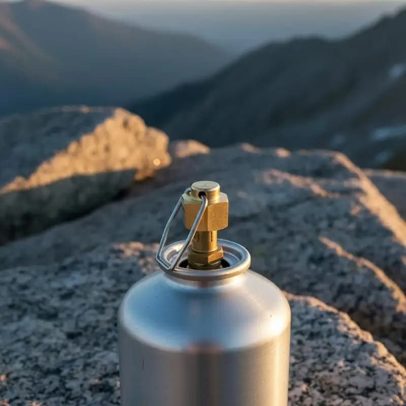 1 Pezzo Tappo per Fornello da Campeggio, Accessori Gas, Tappo Anti-perdita per Serbatoio Gas Piatto, Tappo di Blocco per Tubo di Collegamento Gas Liquefatto, Tappo per Serbatoio Gas