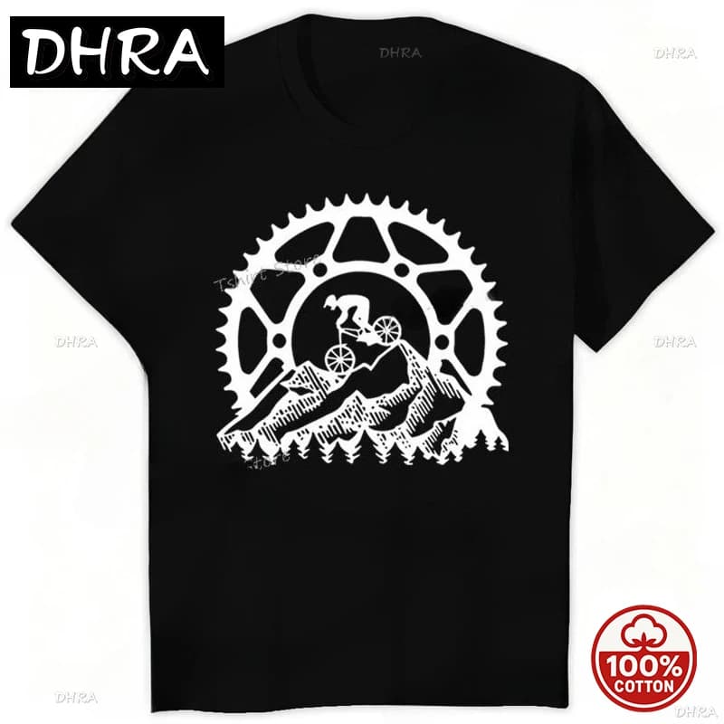 T-shirt da Ciclismo con Stampa Grafica per Uomo, Nuova Moda, Abbigliamento Casual Estivo, Regalo per Appassionati di Ciclismo