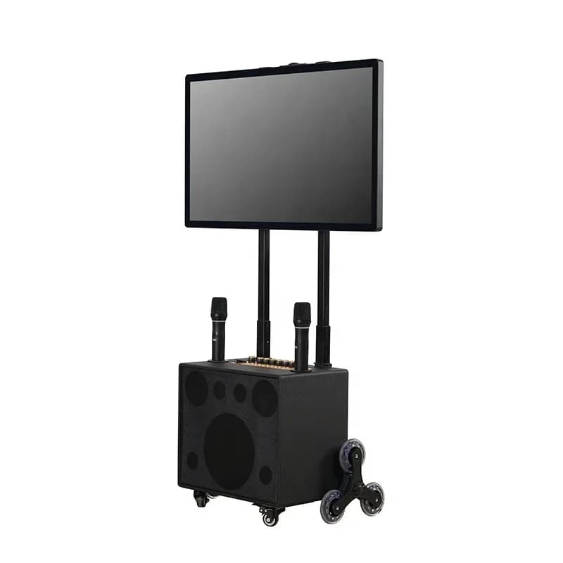 PartyCube Sistema Karaoke Canto Altoparlanti portatili con touch screen Home Theater Jukebox Song Machine