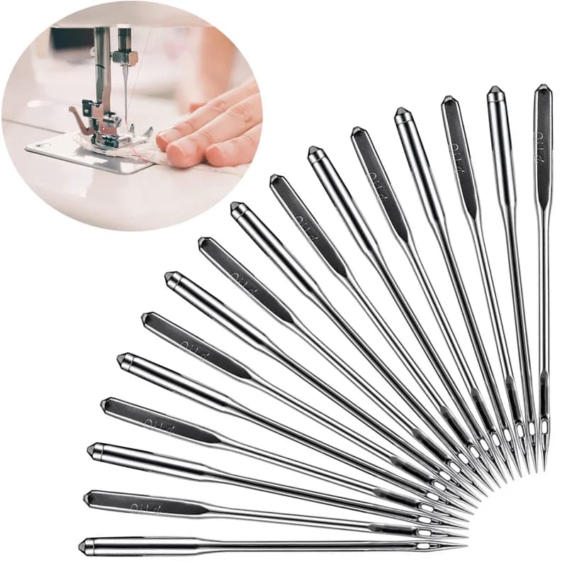 10Pcs Sewing Machine Needles HAX1 65/9 75/11 80/12 90/14 100/16 110/18 Compatible With Singer Brother Janome Varmax For Fabrics