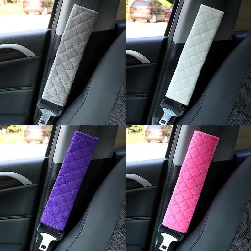 Comodo Cuscinetto per Cintura di Sicurezza Auto con Morbida Copertura per Protezione Spalle