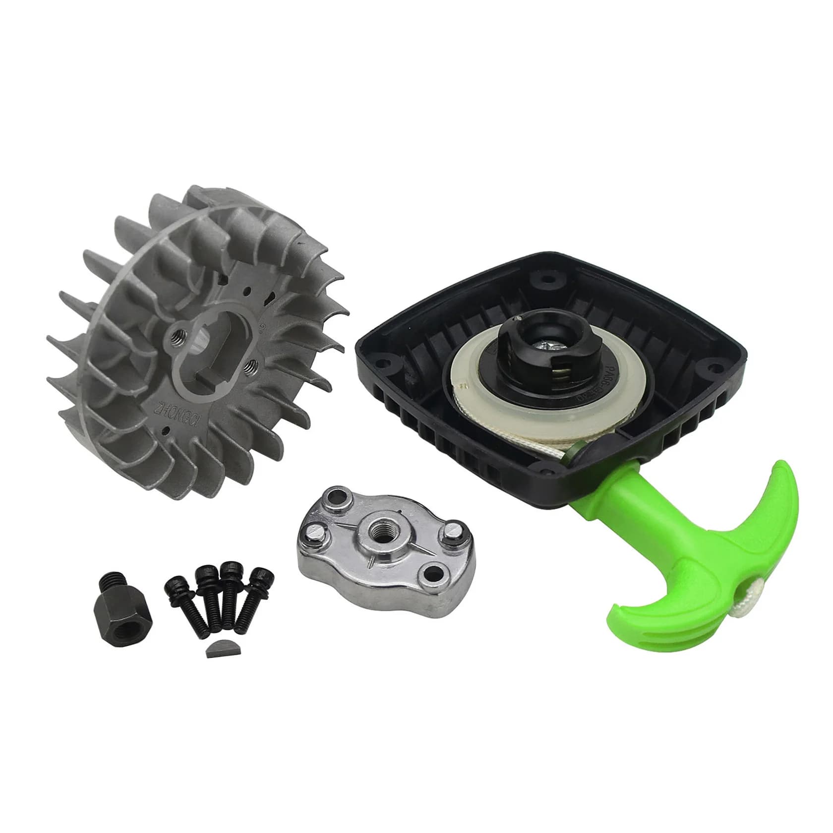 23CC ~ 36CC Motore Easy Pull Starter o Flywhee Kit per 1/5 HPI ROFUN BAHA ROVAN KM BAJA Losi 5ive T FG GoPed RedCat Rc Parti di automobili