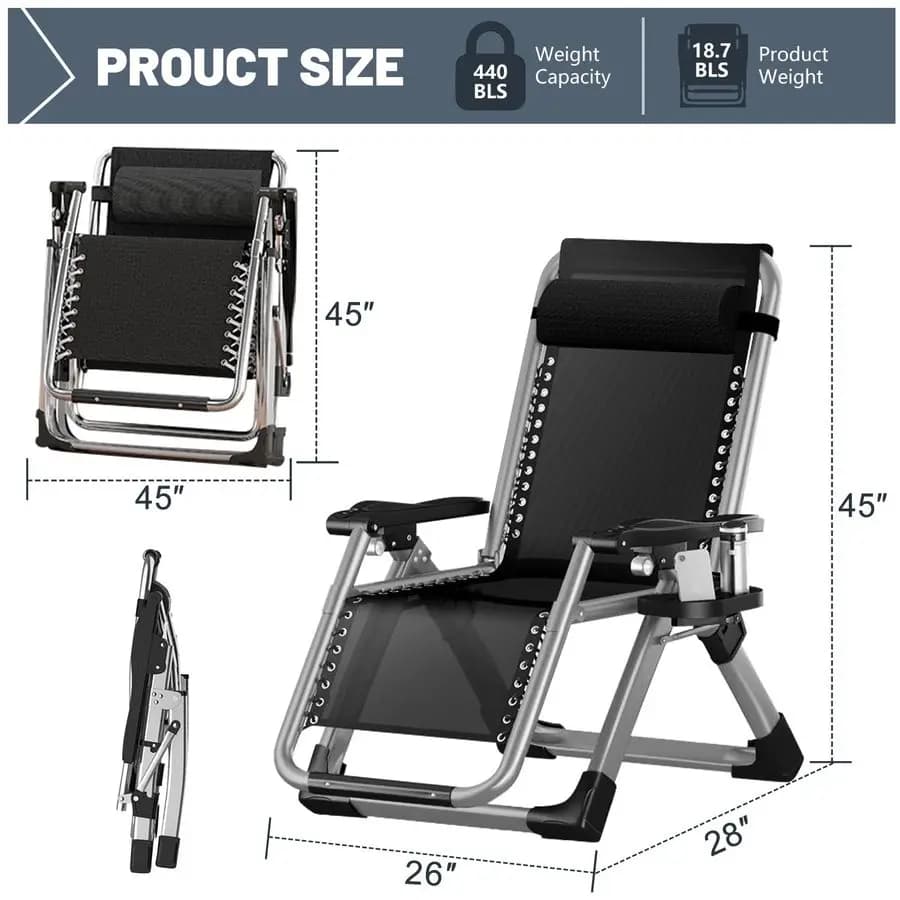Comfortable Foldable Chair, Foldable Chair for Bedroom & Living, Patio Removable Seat