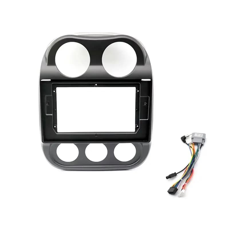 Per Jeep Compass Grand Cherokee 2010-2016, Cornice Radio Auto 2 Din 10.1 Pollici, Adattatore per Installazione su Cruscotto, Piastra Adattatrice Facia-A99