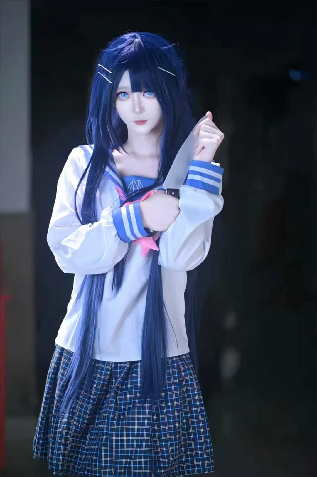 Maihara Sayaka Cosplay Costume Sailor Uniform School Skirt Anime Outfit Set