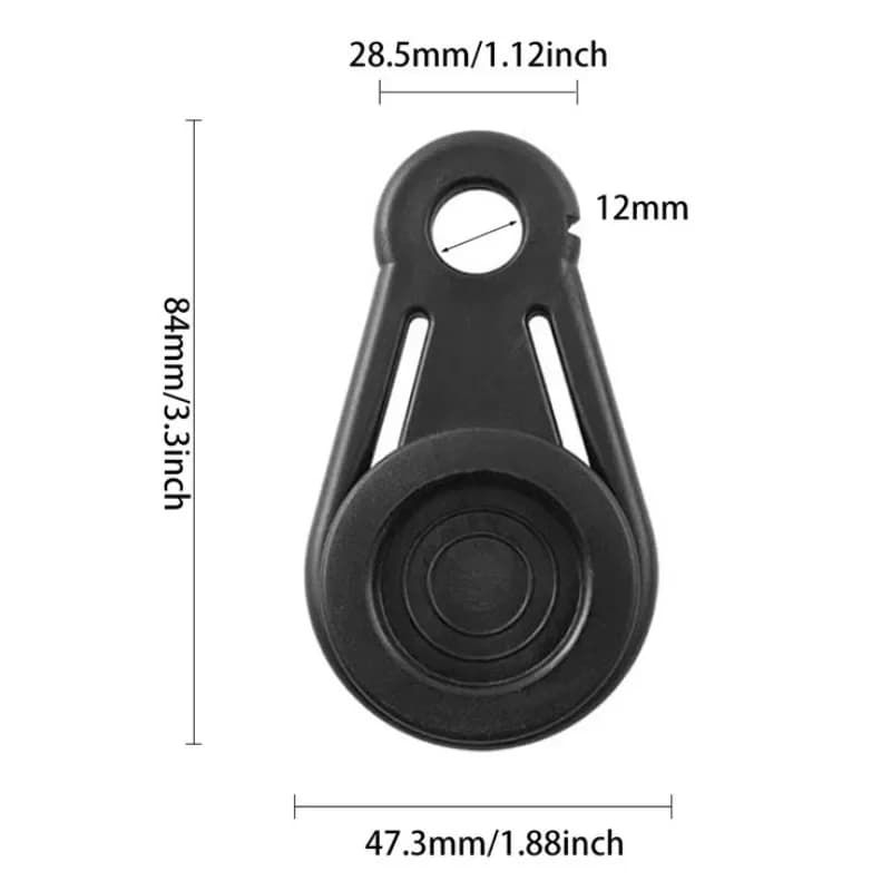 6pcs Tarp Clips - Windproof & Waterproof Awning Clamps for Camping Tent/Pergola/Shade Cloth, Lock Grip W/Carabiner
