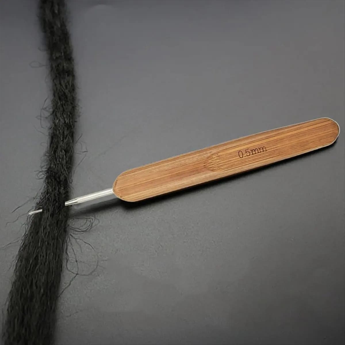 A22I Set di 10 Uncinetti per Dreadlock, Uncinetti in Legno per Capelli, Strumento per Dreadlock