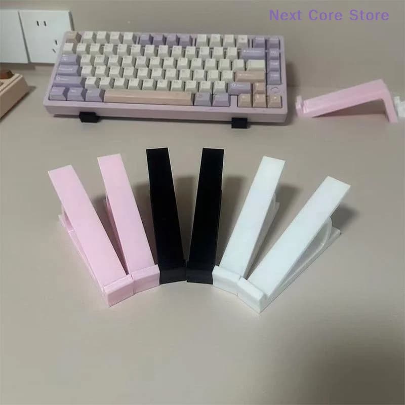 [NC]1Pair Portable Keyboard Elevated Non-Slip Universal Stand Raised Keyboard Angle Computer Keyboard Riser Monitor Holder[NC]