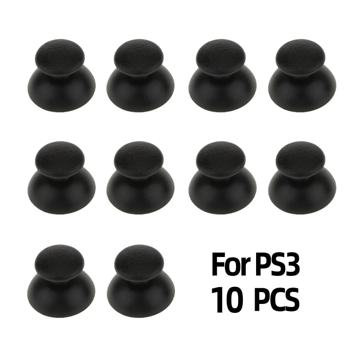 10x Joystick analogico Thumb Stick Grip Cap per Sony PS3 PS4 PS5 XBOX one Gamepad Controller Pulsante levetta in plastica Accessori