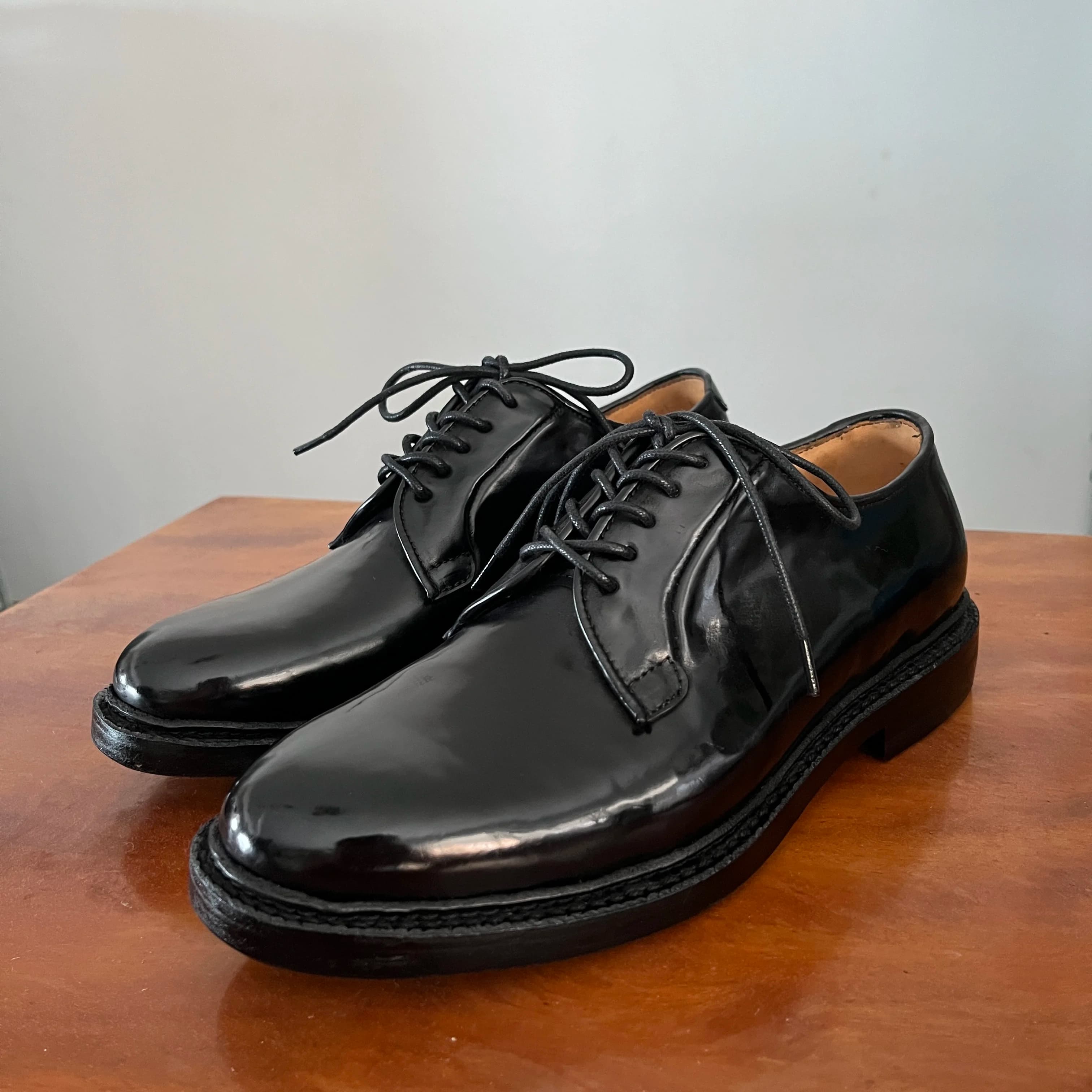 Italian Leather Derby Boots RockCanRoll Goodyear Welted Cordovan Durable Custom Made Available Super Quality M1480