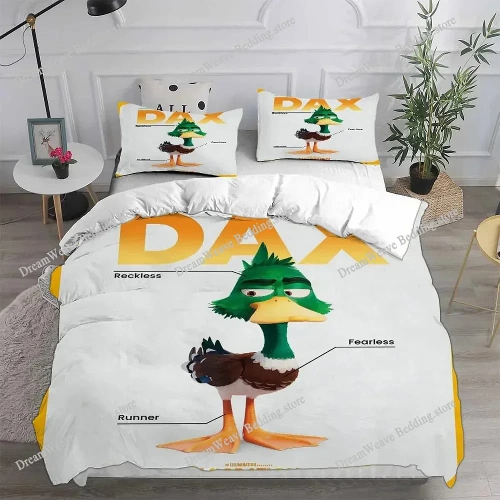 Set di Biancheria da Letto con Copripiumino e Federe, Decorazione per Camera da Letto per Adulti, Ragazze e Ragazzi, Regalo per Bambini, Disponibile in Misure Singola, Doppia e King Size