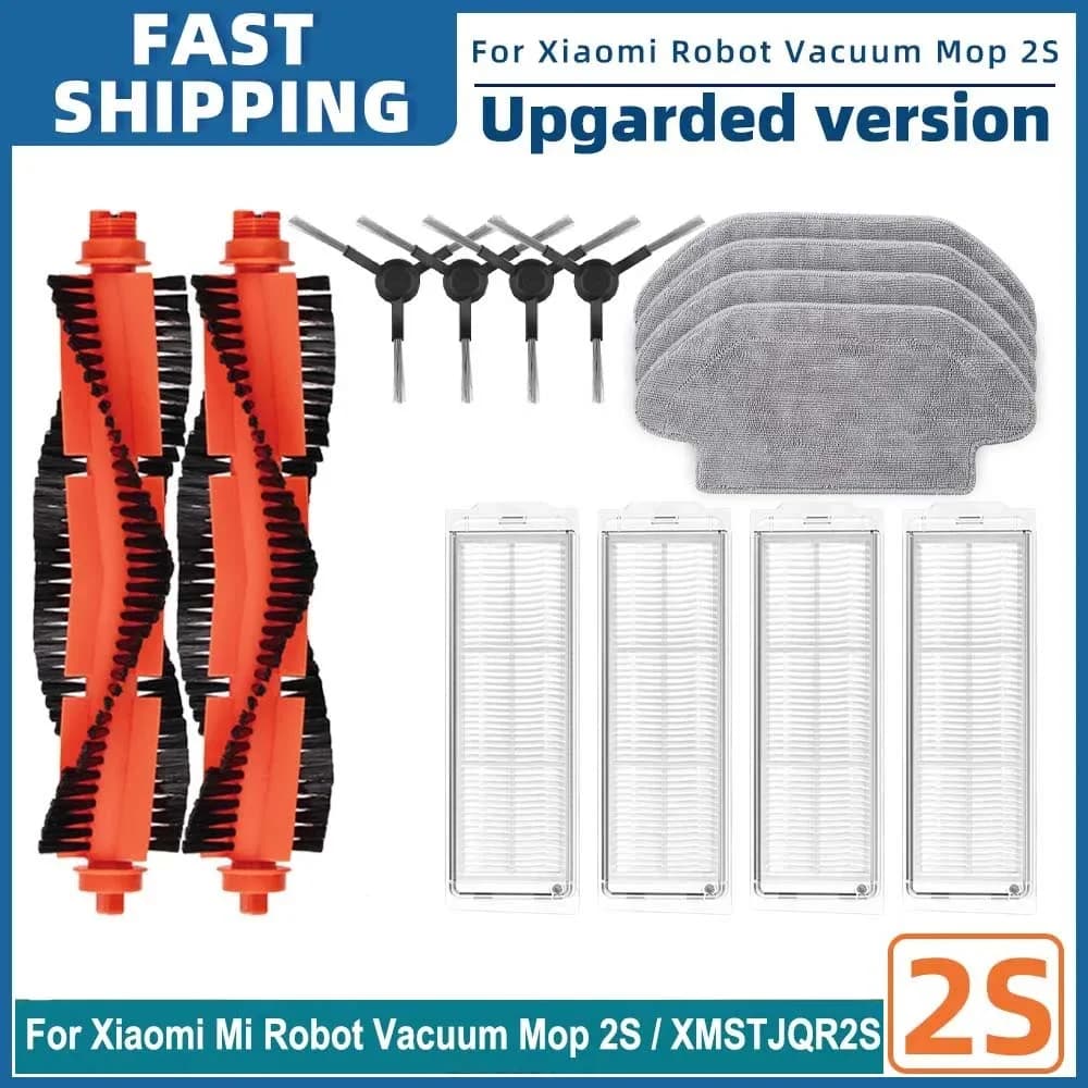 Per Xiaomi Mi Robot Aspirapolvere Mop 2S/Mop P/Mop Pro/XMSTJQR2S/STYTJ02YM Spazzola Laterale Principale Filtro Hepa Mop Parti di Ricambio