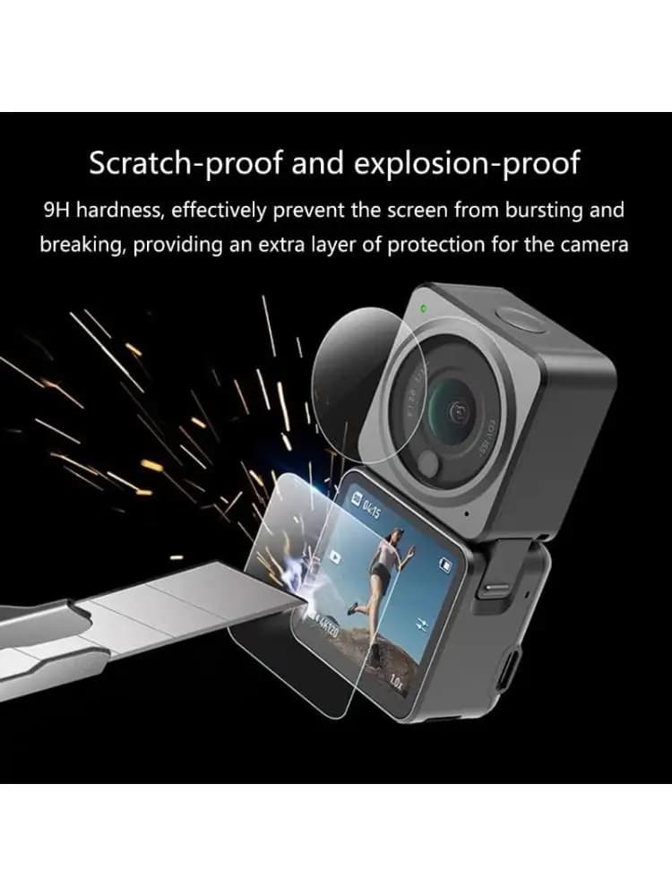 9H tempered glass anti-scratch protective film for DJI-Action 2