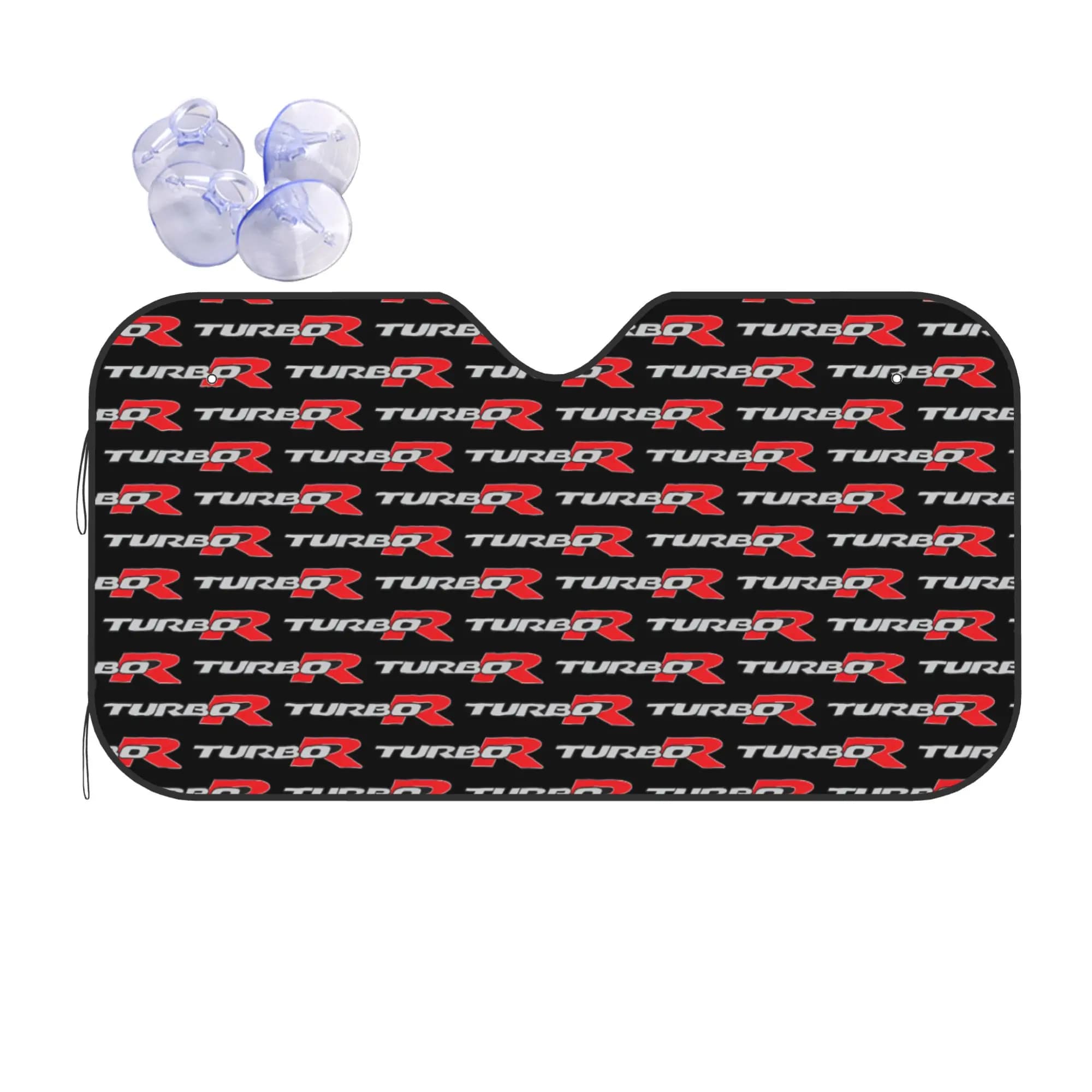 Windshield Sun Shade Car Turbos Racing Solar Reflector Protector Visor Screen Heat Insulation Cover Cover Vehicle Windscreen