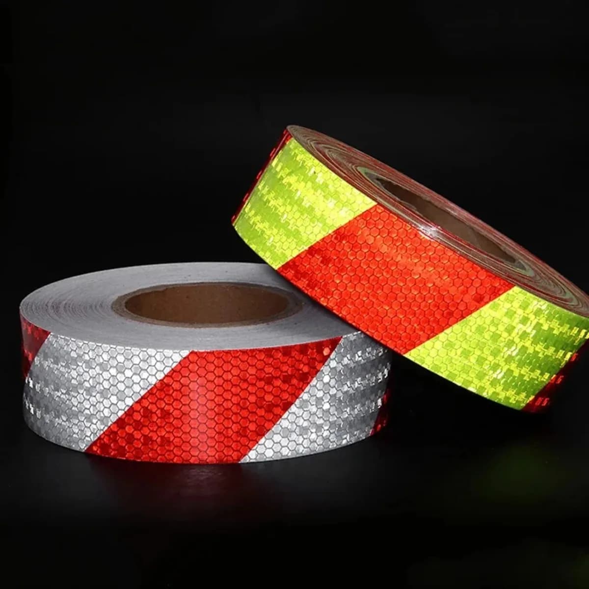 1 Roll Self Adhesive Reflective Tape Safety Warning Strip High Visibility Uses For Car Bike Helmet Bag Clothing