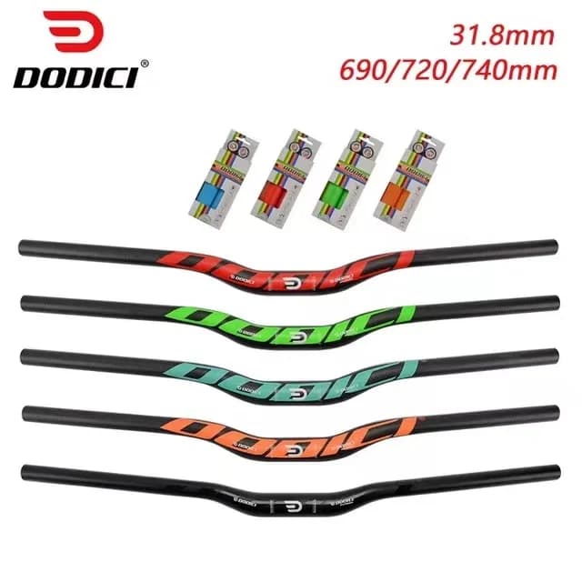 Manubrio per mountain bike DODICI in fibra di carbonio ultraleggero 31.8 * 690/720/740MM, manubrio per mountain bike e bici da strada
