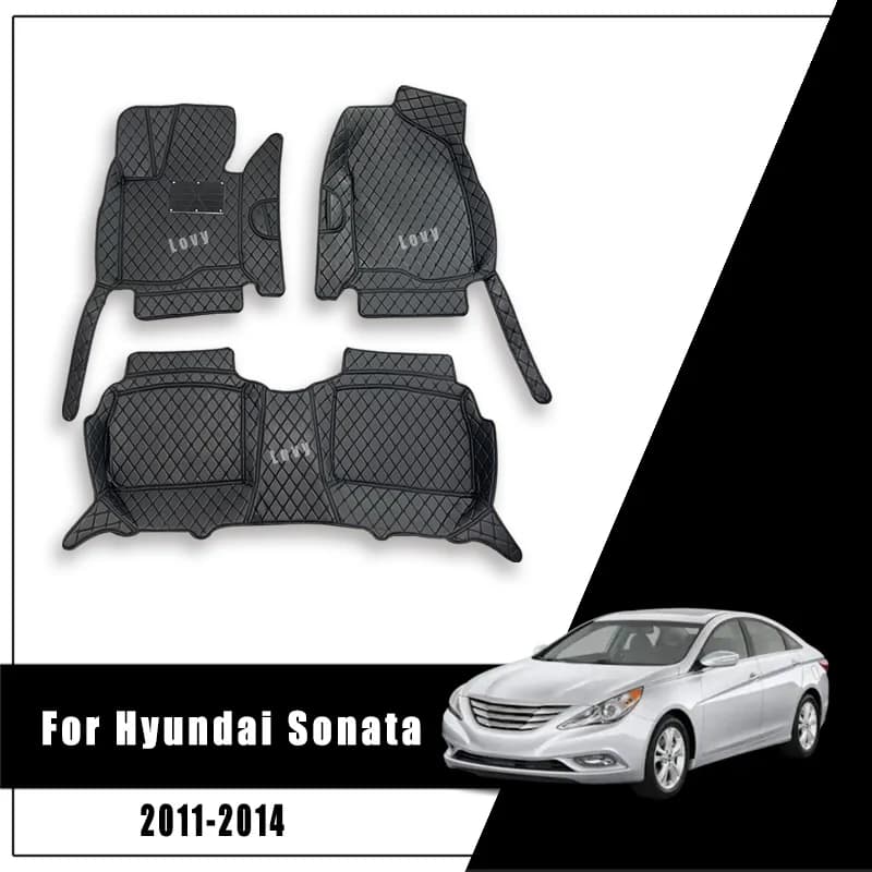 Tappeti per bagagliaio Tappetini per auto per Hyundai Sonata YF 2011 2012 2013 2014 Accessori per interni auto Parti Rilievi per piedi Pedali Prodotto