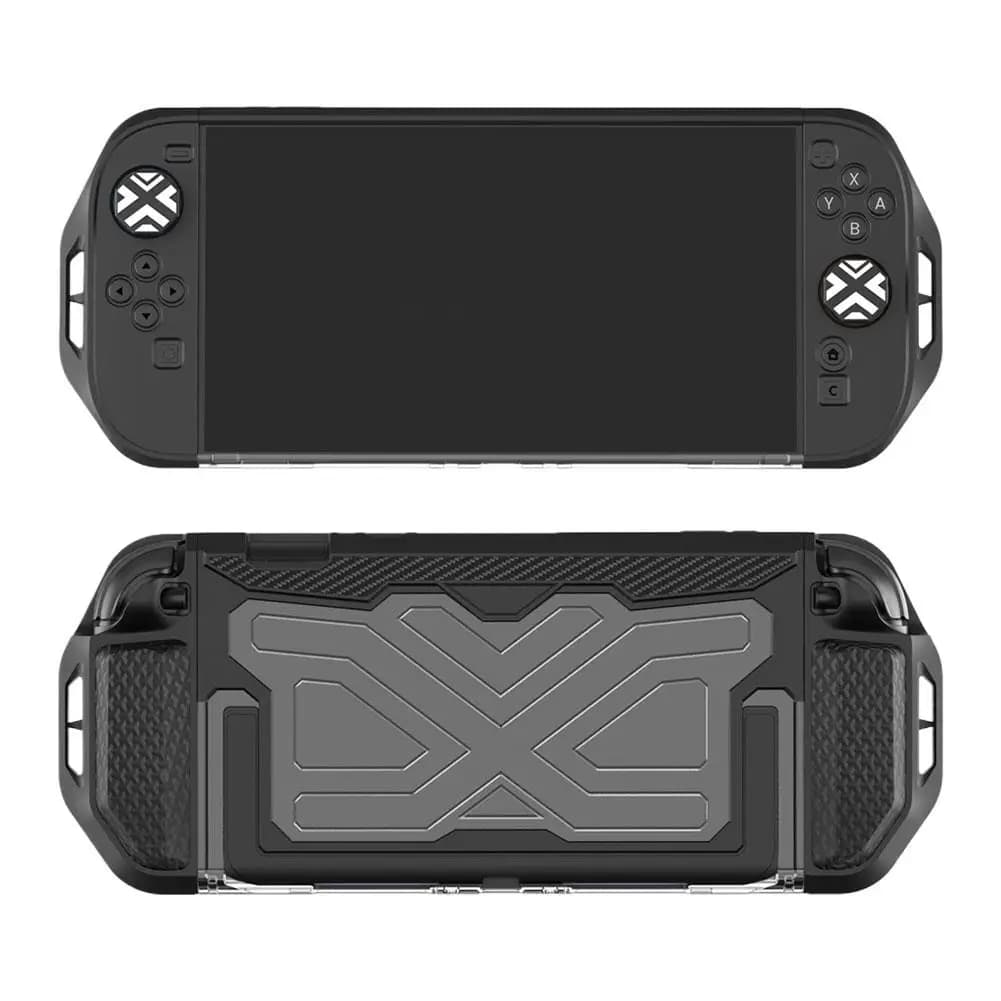 Custodia protettiva in TPU per SWITCH 2 Custodia Cover 360 ° Copertura completa per PC rigido + guscio morbido in TPU antigraffio antiurto