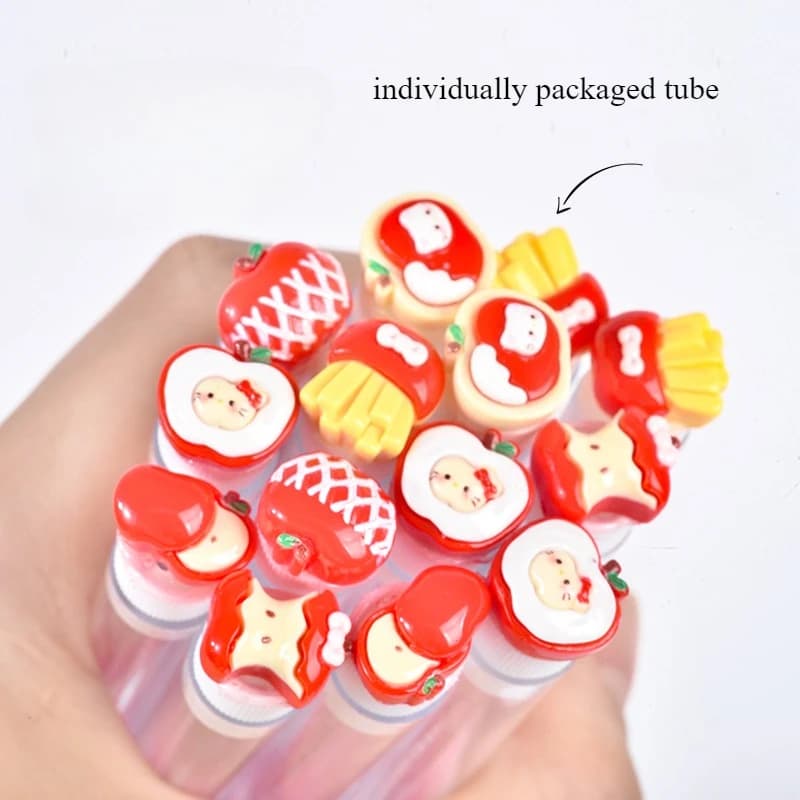 10 Pz/Pack Style Casual Tube Mascara Women Brush Mascara Brush Brushes Red Cat Apple Eyelash Brush Spoolies Makeup