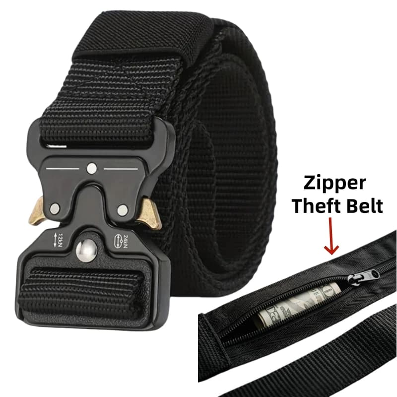 New Men Anti Theft Belt Waist Bag Portable Hidden Money Strap Belt Wallet Waist Pack Men Hiding Belt For Men Women