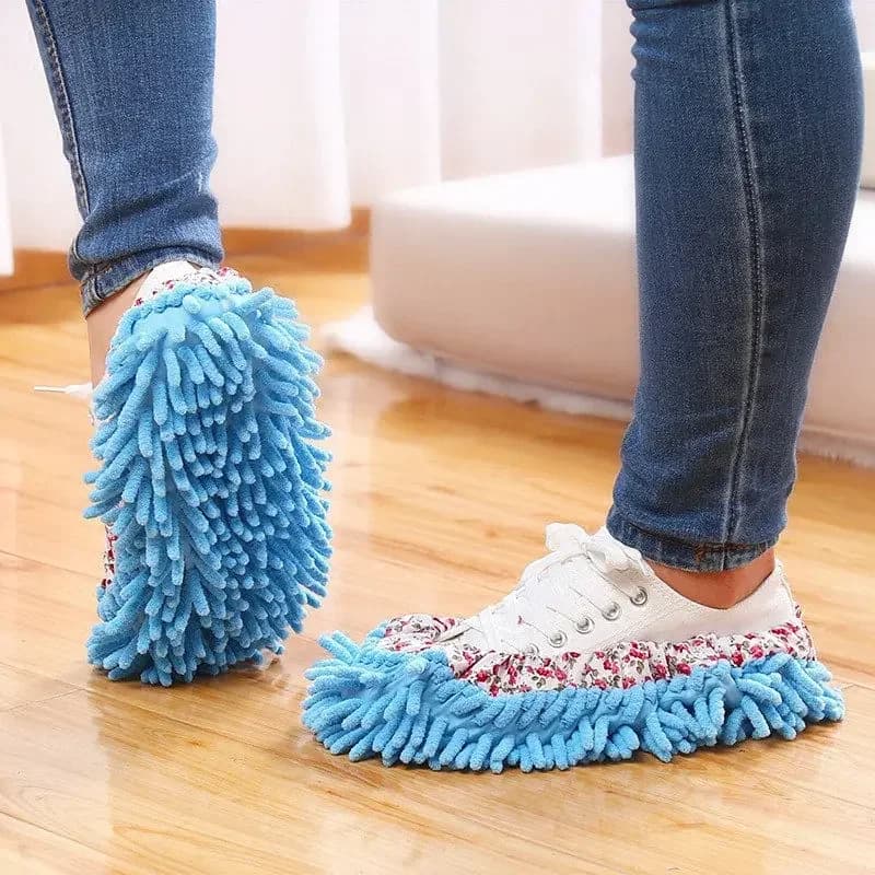 4/3/2/1 Plus Sizes Multifunctional Powder Cleaning from Floor, Home Cleaning Shoes, Microfiber Cleaning Shoes