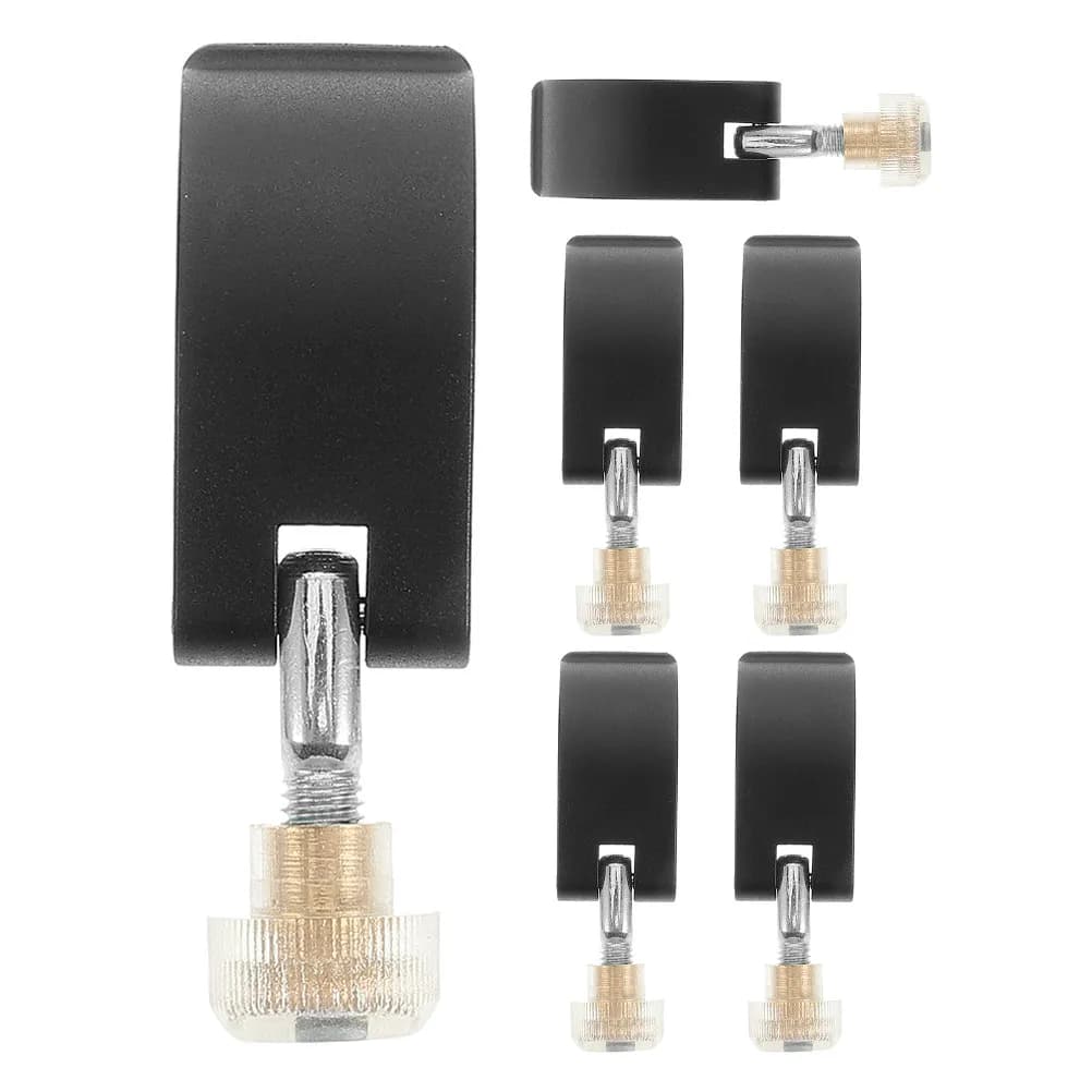 6 Pieces Accessories Exterior Block for Trekking Stick, Rapid Blocking Clamp for Hiking Sticks and Mountaineering