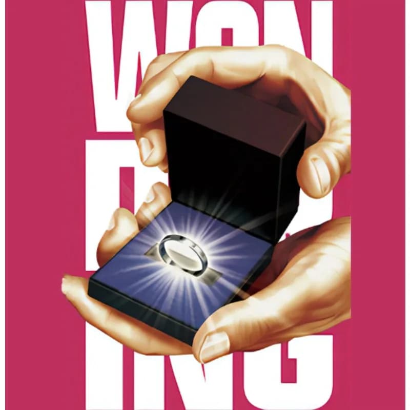 Wonder Ring Pro Piramide Specchio rotto Restauro Cubo da poker Illusioni da vicino Espedienti Mentalismo Trucco magico Giochi da mago