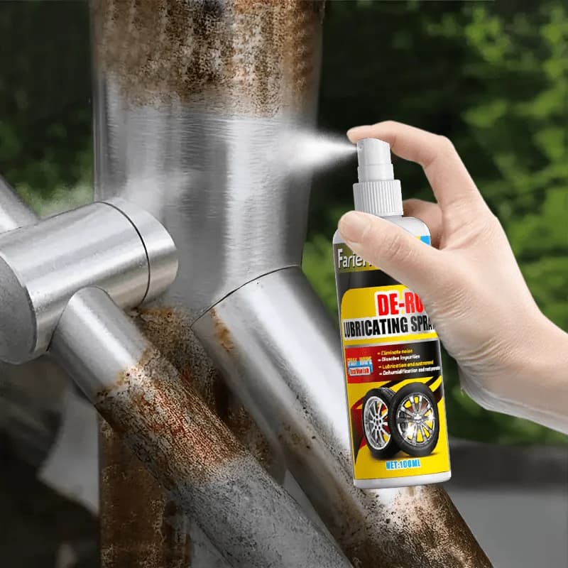 Universal Rust Remover Revitalizing Spray for Car Wheels & Metal Surfaces, Strong Decontamination, Smooth & Reliable