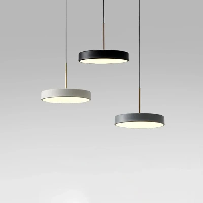 Lampada a sospensione a LED con disco volante nordico Lampada da pranzo moderna e semplice Lustri Luci a sospensione Lampada da ristorante Lampada da reception per bar