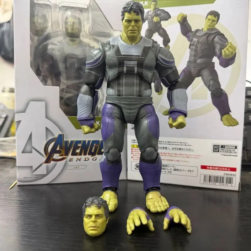 Action Figure Articolata Hulk di 2ª Generazione Avengers, Modello da Collezione, Statua Decorativa, Regalo per Fan Marvel