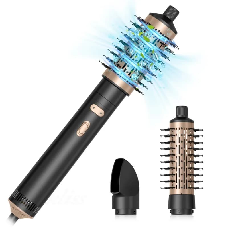 Brushes for curling hair with hot air comb 3 in 1 factory wholesale Thermal brush for hair combs with negative ions anti-coating