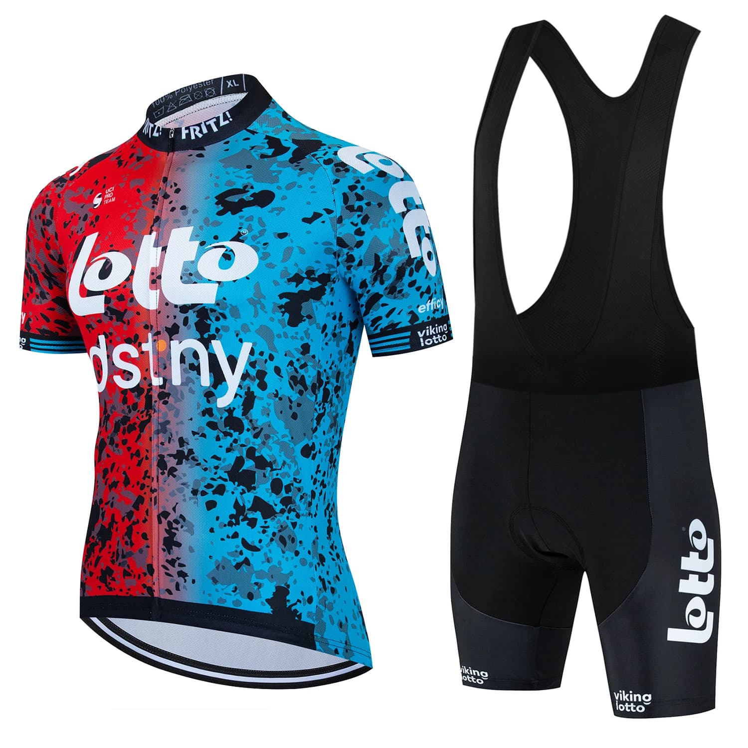 Maglia da ciclismo Set 2025 Lotto Tuta da ciclismo da bicicletta Manica corta da bicicletta Abbigliamento da ciclismo Maglia da ciclismo Maillot Pantaloncini con bretelle