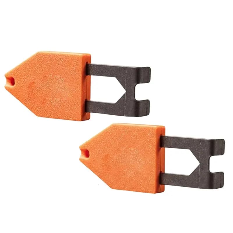 Rope Anchor Hook, One-Handed Operation Chalk Line Tool for Carpentry, Drywall & Roofing, Instant Fixing, 2PCS