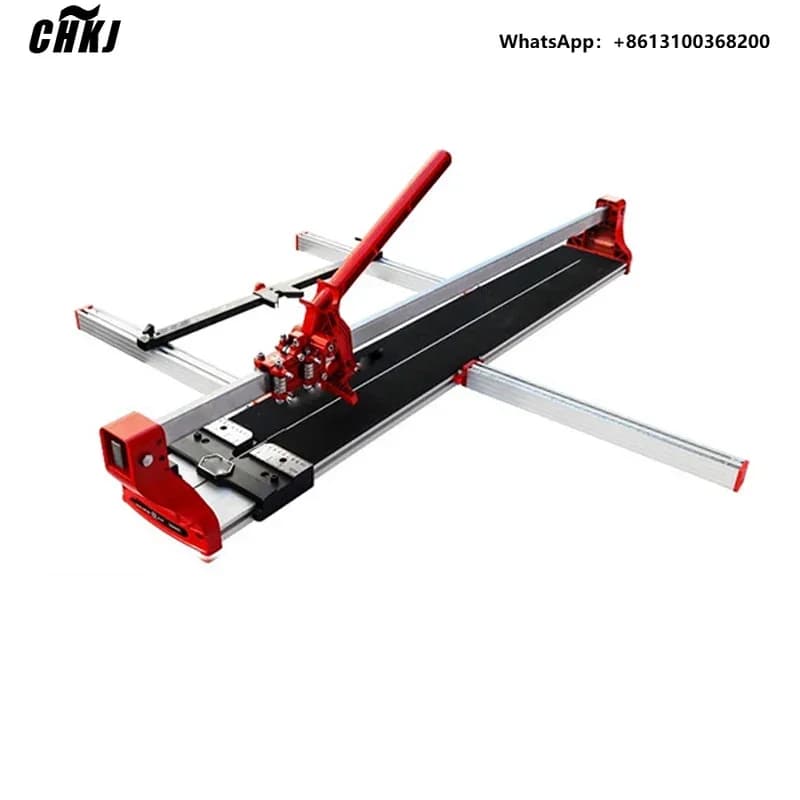 CHKJ Manual Ceramic Tile Pusher, High-Precision Floor Tile Cutting Machine, All-Steel Construction with Laser & Magnetic Positio