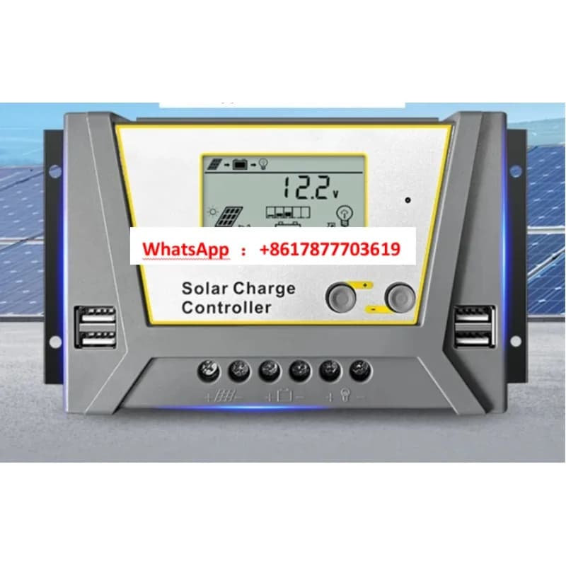 Regolatore di energia solare completamente automatico universale intelligente per batterie al litio 12V/24V/48V per pannelli fotovoltaici
