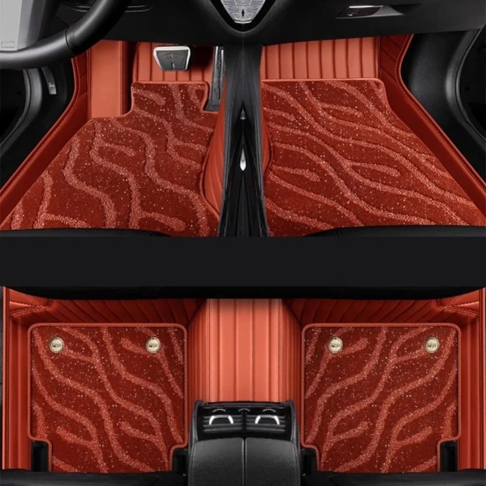 Double Layer Custom Car Floor Mats For Borgward BX3 BX5 BX6 BX7 Auto Carpets Accessories Waterproof Leather Floor Liners