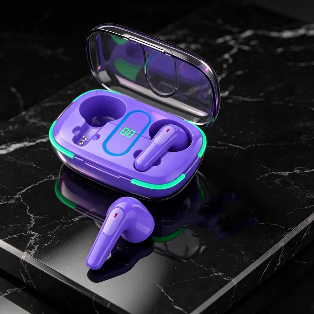 Original TWS Wireless Headphones Game Fone Bluetooth Headphones with Microphone Noise Reduction High Fidelity Bass Earphones