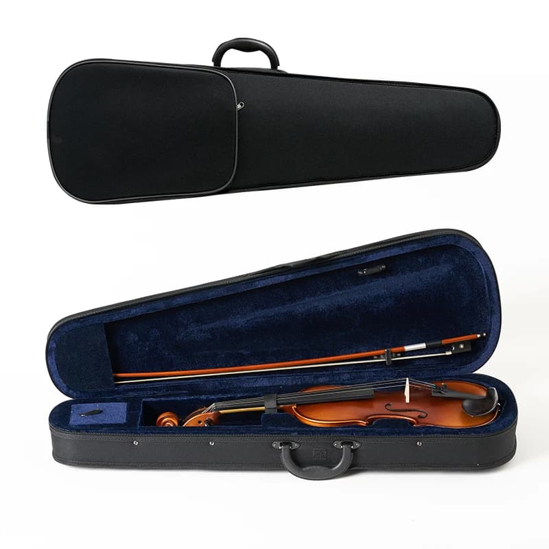 HaoCheng violin case reinforced and lightweight, advanced protection, musical instrument box, violin accessories