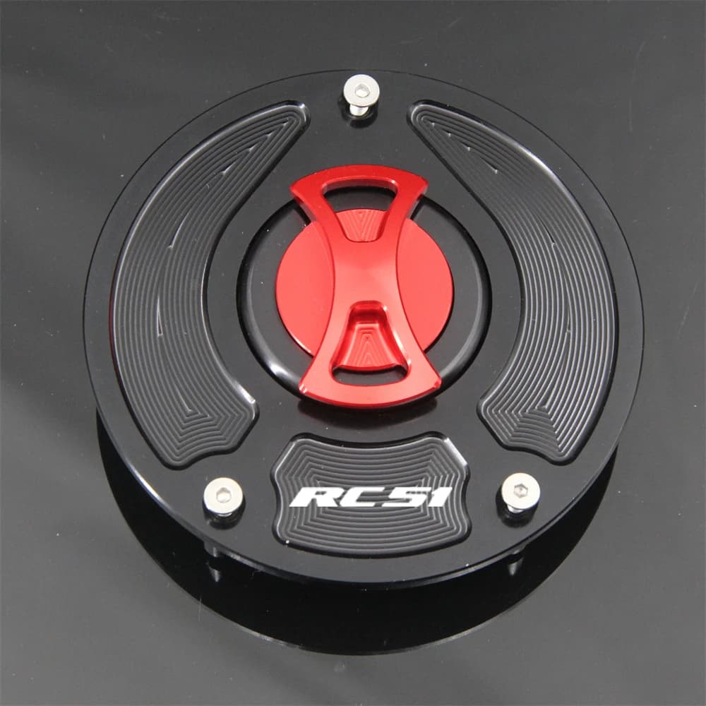 Copertura del tappo del serbatoio del gas combustibile per moto senza chiave per Honda RC51 SP1 2000-2001, SP2 2002-2006 (2003 2004 2005