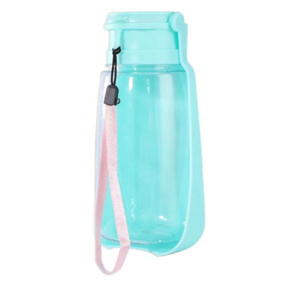Bottiglia d'Acqua Portatile per Cani 2 in 1, Dispenser d'Acqua Antigoccia per Animali Domestici con Contenitore per Cibo 350/500ml, Ciotola per Bere per Gatti e Cuccioli