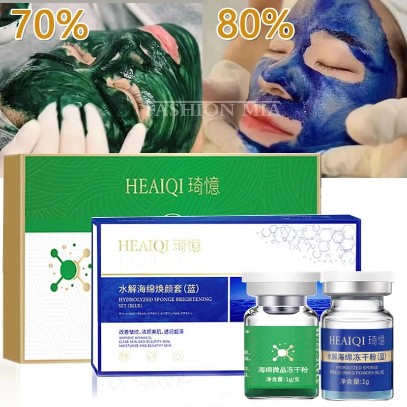 Face Sponge Microcrystal Powder Lyophilized Collagen Regeneration Natural Organic Extract Sponge Skin cells Renewal