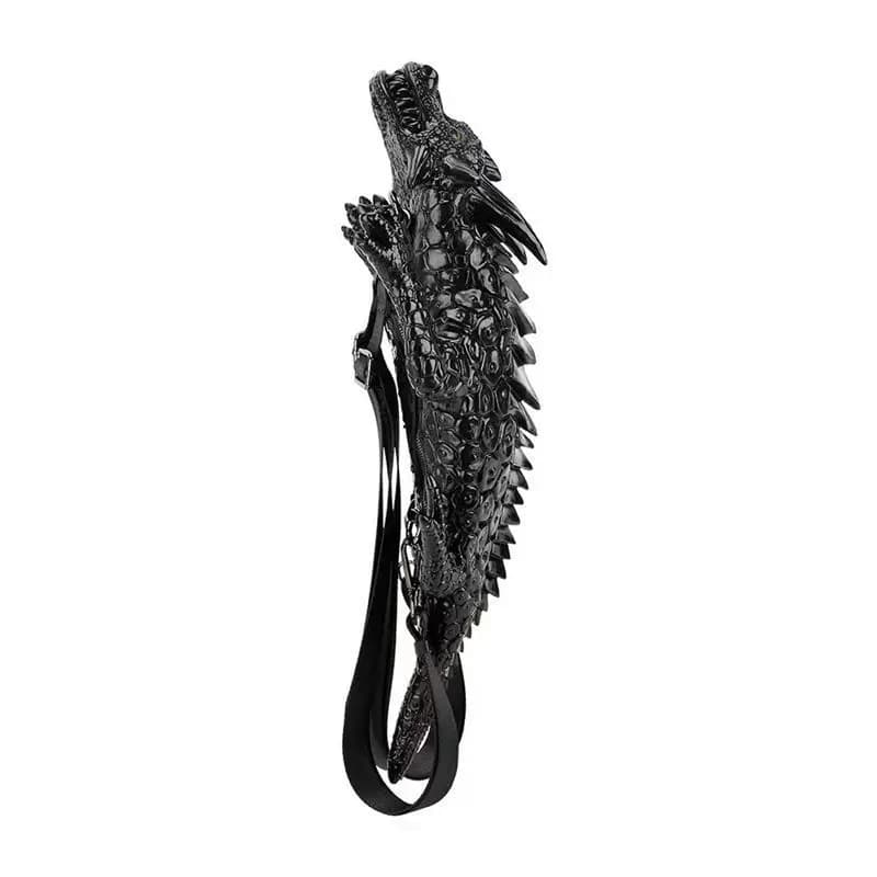 Personalized Three-dimensional Dragon Shaped Design Monster Backpack European / American Fashion Motorcycle Style Crossbody Bag