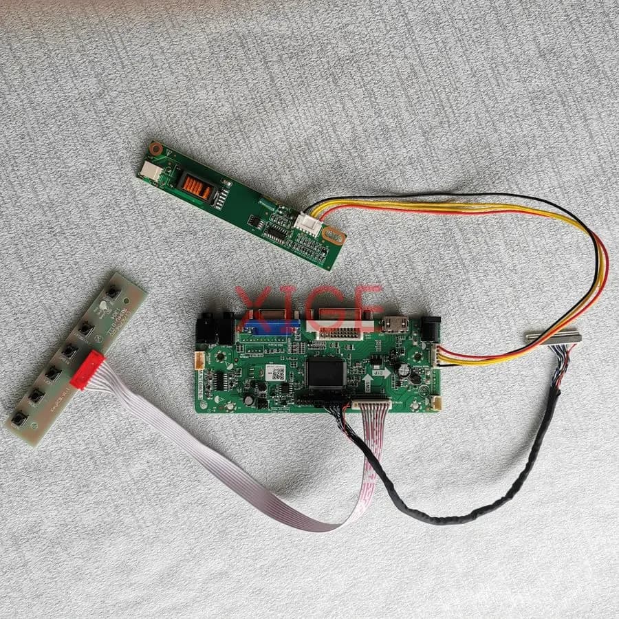 For TX38D81VC1CA N150X2 N150X3 N150X6 LCD Matrix Controller Drive Card Kit FAI DA TE LVDS-30Pin HDMI + DVI + VGA 1024x768 1024*768 1-CCFL