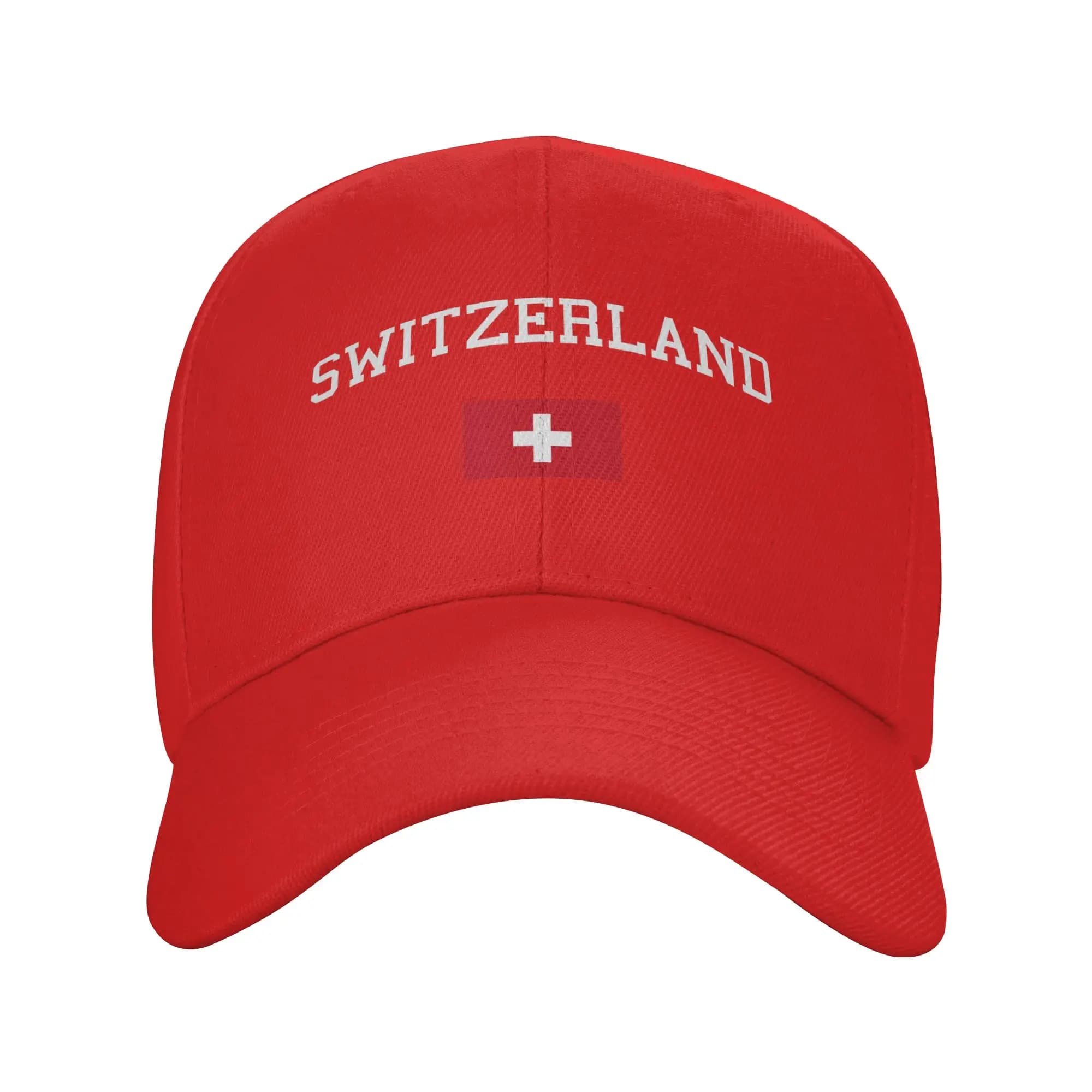 Swiss Switzerland Flag Caps For Unisex Cool Baseball Cap Dad Hat Golf Headewear Adjustable Fit