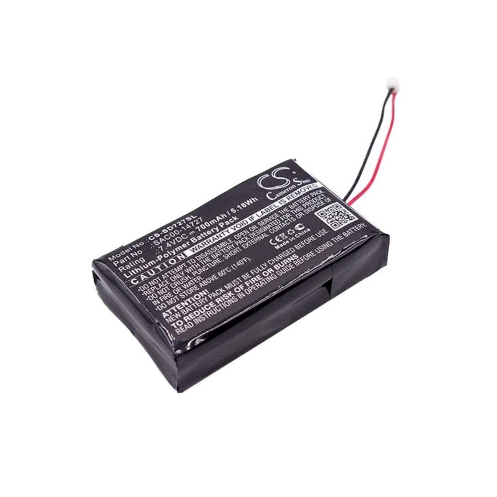 Batteria per collare per cani ai polimeri di litio per SportDOG, 7,4 V, 700 mAh, modelli compatibili: ricevitore lanciatore remoto