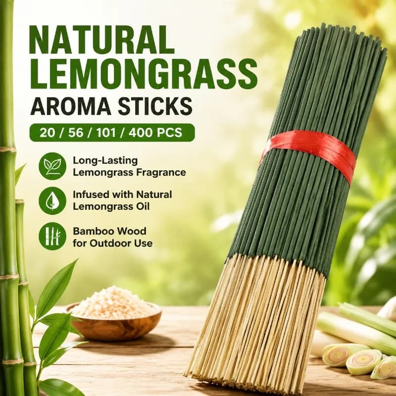 Home Fragrance Reed Diffuser Sticks Natural Bamboo Incense Rod Multi Scent Alternative Air Freshener Long Lasting Aroma Wooden