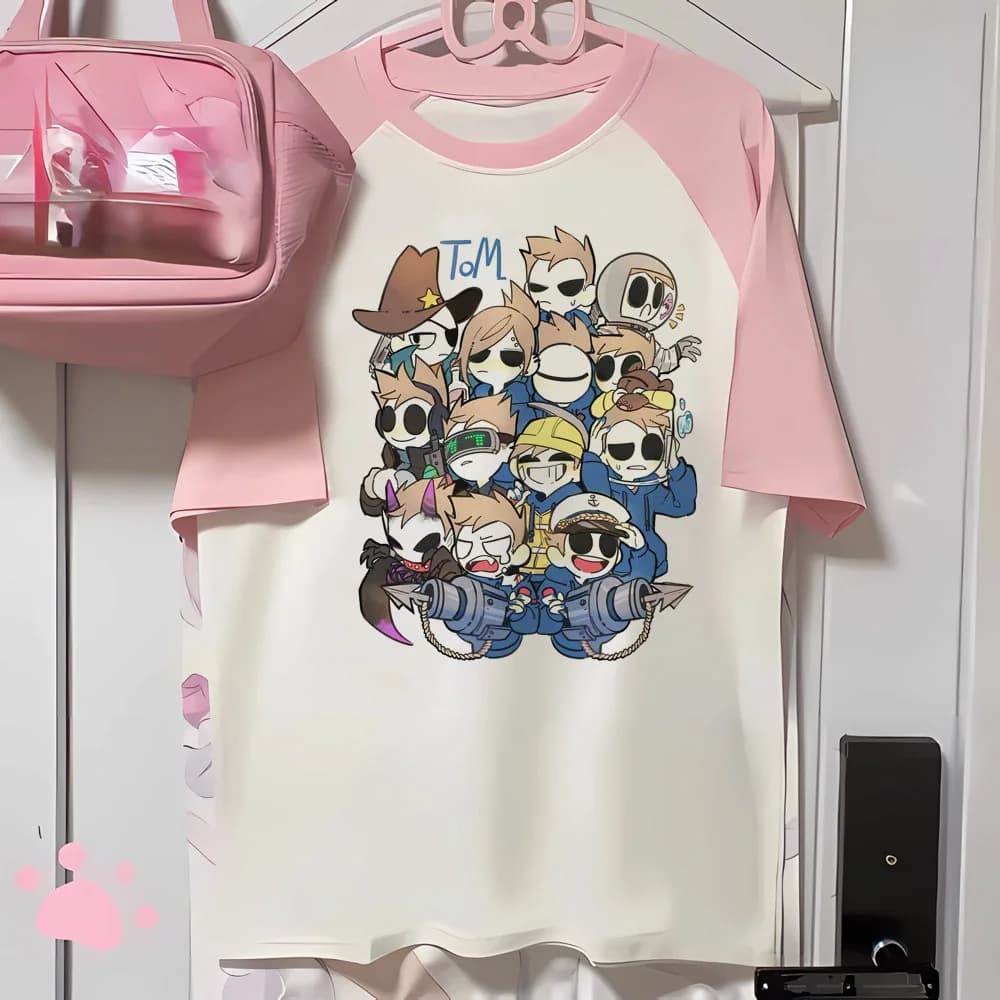 Eddsworld t-shirt donna designer fantasia t shirt ragazza y2k abbigliamento