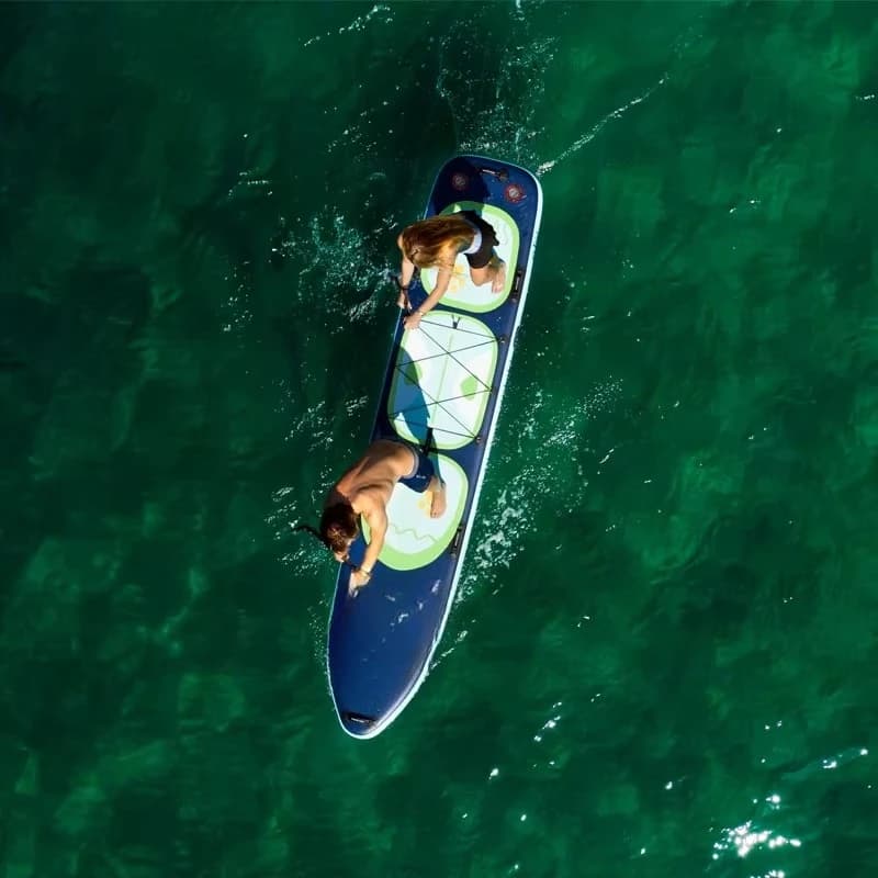 2 kayak gonfiabile per tavola da surf gonfiabile stand up paddle di grandi dimensioni, serie super travel
