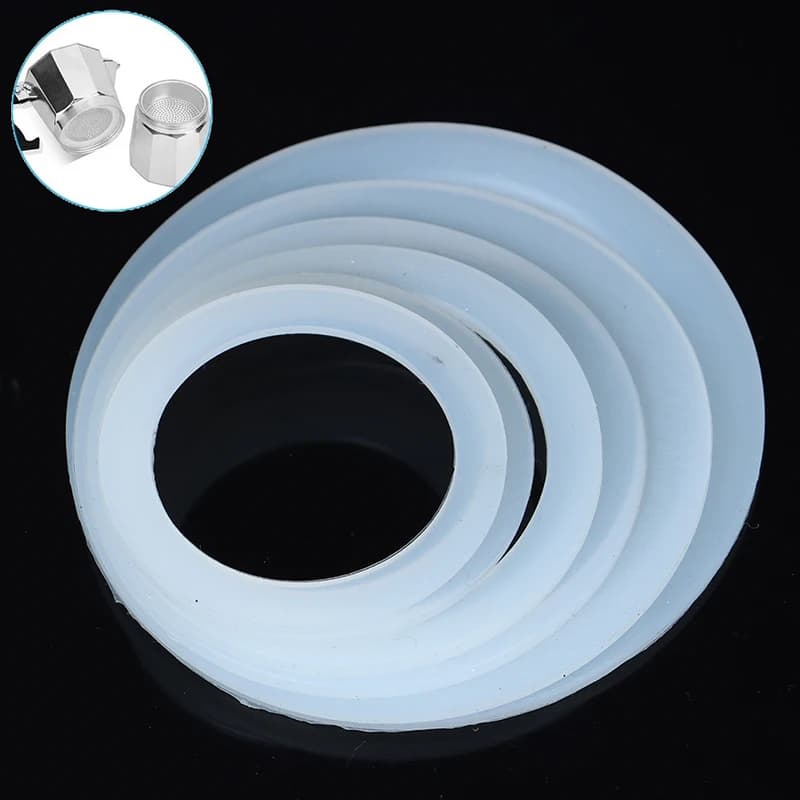 1 pz Silicone anello di caffè guarnizione rondella flessibile guarnizione anello di ricambio per tazze Moka Pot Espresso Coffee Makers Part