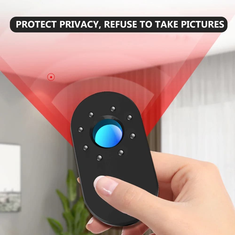 Rilevatore di Telecamere Nascoste Anti-Spionaggio, Protezione di Sicurezza, Dispositivo Discreto Invisibile, Sensore di Presenza a Infrarossi Professionale